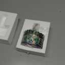 Bits and Pieces Peacock Jewelry Box for Women Small Keepsake Box with Peacock Figurine Lid - Decorative Boxes for Home Decor