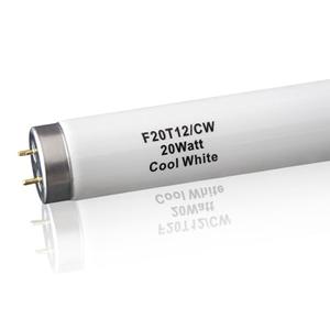 (6Pack) F20T12/CW 20 Watt Cool White 24Inch Fluorescent Light Bulbs,T12 20W 24 Inch Fluorescent Tube,4100K, Replacement for F20T12/CW/ALTO, F20T12/CW/ECO, F20T12/SP41/ECO,G13 Base,1400 Lumens