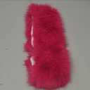 Womens Faux Fur Headband with Elastic Band Ear Warmer Earmuff for Cold Weather Furry Costume (HotPink)