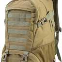 30L Tactical Backpack for Men,Military MOLLE for Camping Fishing Travel | 3 Days,High-strength nylon,Water repellency,Large capacity, Lightweight,Pouches,All-day comfortable carrying