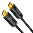 Fiber Optic DisplayPort Cable 2.1 50ft, 16K Fiber DisplayPort 2.0 Cable Supports 54Gbps, 16K@60Hz, 8K@120Hz, 4K@240Hz 165Hz 144Hz, 2K@360Hz, DSC 1.2a Display Port 2.1 Cord for Gaming Monitor