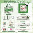 Mahjong Lex GUJYUYIF 166 American Mahjong Tiles Set with Mat, Racks and Accessories ...