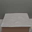 Tehoao Enclosed Cat Litter Box with Lid Top Exit Covered Metal Stainless Steel Litter Box Leak Proof & Odorless Easy to Clean Including Cat Litter Scoop and Litter Mat (Pink)