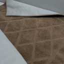 BEQHAUSE Dirt Trapper Door Mat 36" x 60", Doormat Non-Slip Entryway Rugs Washable, Dog Door Mat Stain Resistant and Absorbent Welcome Floor Mat for Front Back Door, Mud Wet Shoes & Paws, Light Brown