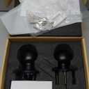 52HZ Fingerprint Door Knob with Lock, Smart Lock for Bedroom Door, Biometric Door Lock with App Control & Key, Thumbprint Keyless Entry Door Lock for Front Door, Home, Apartment, Office, Matte Black