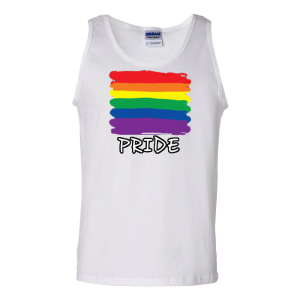 Gay Pride Tank Top Rainbow Flag LGBT Marriage Love Wins Sleeveless
M