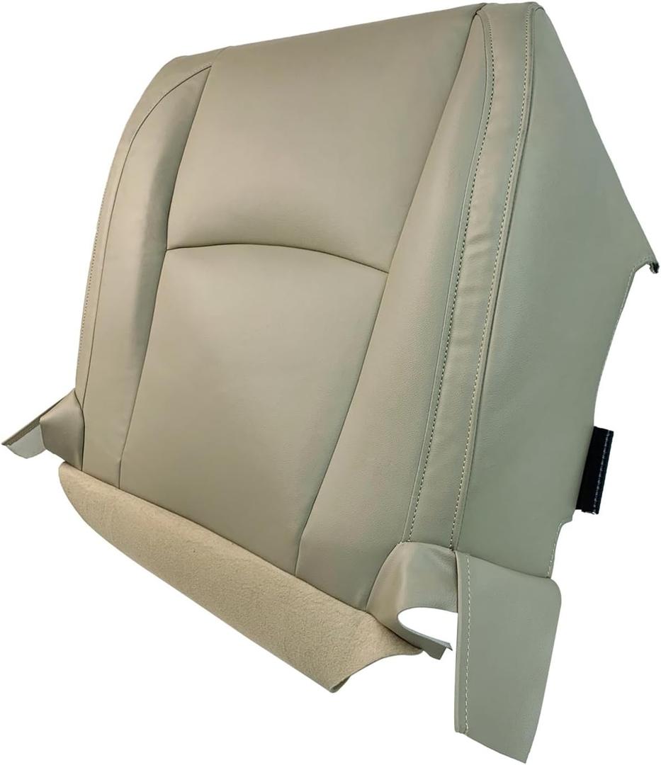 Driver Bottom Perforated Leather Seat Cover Tan Replacement for Lexus RX 330 RX 400 Front 2004-2009