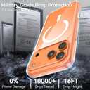 2 x Magnetic Shockproof for iPhone 17 Pro Case, [Not-Yellowing] [4X Military-Grade Protection] [Compatible with MagSafe] Transparent Case for iPhone 17 Pro Anti-Scratch Guardian 6.3", Clear