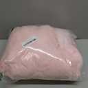 Smoofy Faux Fur Throw Blanket for Couch  Blush Pink Fluffy Cozy Rabbit Fleece, Plush Soft Bubble Blanket for Sofa & Bed, for Mom, Warm Fuzzy Home Room Decor Throw 50" x 60"