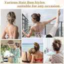 4 Pcs Messy Hair Bun Hairpiece Fake Hair Bun Messy Bun Scrunchie Hair Pieces for Updos Bun Wig Hair Extensions Pieces for Women