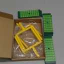 6 Pcs Football Goal Post Table Centerpieces Sports Party Decorations 4 x 3.5 Inch Wooden Photo Frame for Table Centerpieces with Base for Fans Club Birthday Supplies