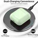 TOZO T6 Wireless Earbuds, Bluetooth 5.3 Ear Buds, Stereo Sound in Ear Headphones, 50 Hours Playtime, Wireless Charging Case, APP Customizable EQs, IPX8 Waterproof Earphones