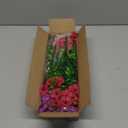 Yastouay 12 Bundles Artificial Flowers for Outdoors, UV Resistant Fake Outdoor Flowers No Fade Faux Outdoor Flowers Plants for Garden Porch Window Box Pot Planters Decor (Fuchsia+Rose Red)