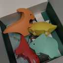 Magnetic Animal Building Toys, STEM Toddler Learning Toys 3D Puzzle Animals for Boys Girls, Educational Magnetic Travel Montessori Toy Lion Elephant, Unique Birthday Gift (Dinosaur Animals, Count, 4)