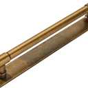 khtumeware 5 Pack 8 Inch(203 mm) Center to Center Antique Brass Cabinet Pull Backplate with Base Plate Zinc Solid Vintage Kitchen Cabinet Handles Drawer Pulls Cabinet Hardware
