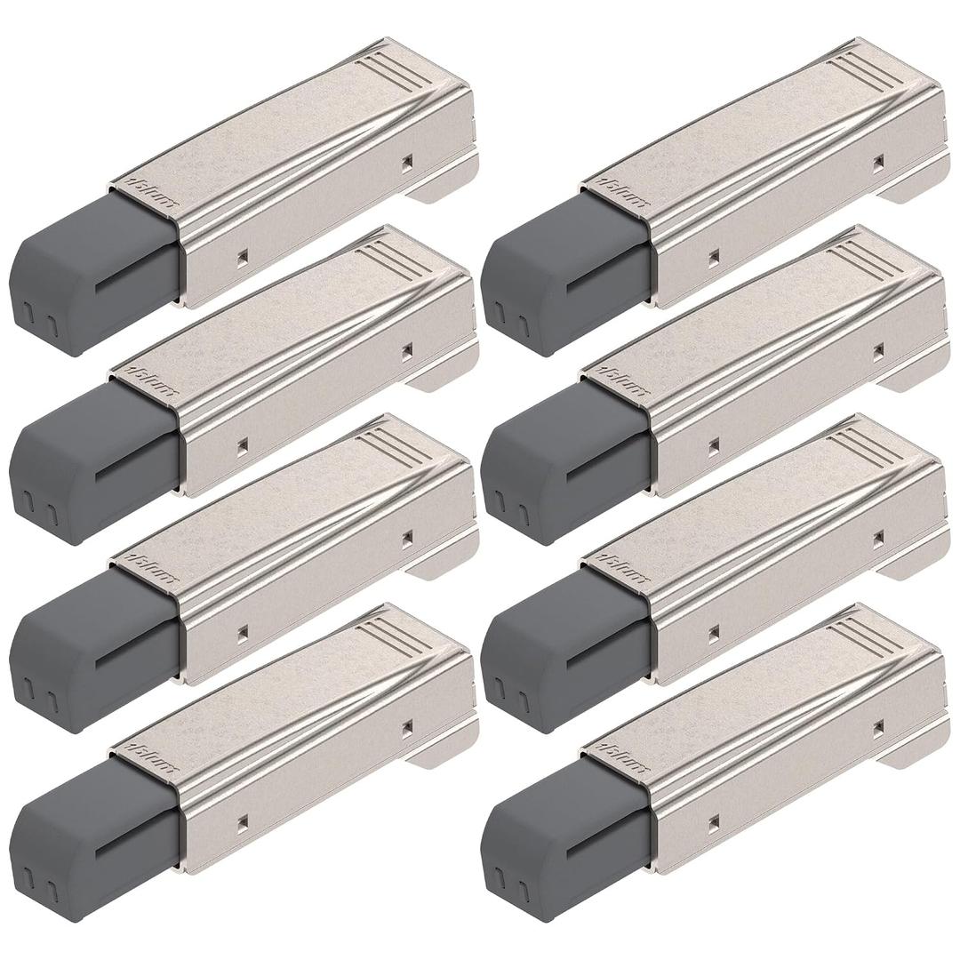 Blum BLUMOTION Add-On for Doors (8 Add Ons), Soft Close for Clip top and Clip Hinges, Steel, Tool-Free Installation for Overlay Cabinet Applications