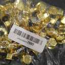 RTrhinoTuning 50pcs Wheel Rim Rivets for 7.5mm/0.3in Hole Replacement Wheel Lip Rivets Nuts ABS Plastic Gold Wheel Rim Lip Rivets Nuts Replacement Rivets Universal Yellow