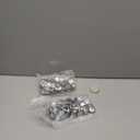 200 Sets Button Maker Supplies, 25mm / 0.98 inch Button Supplies Buttons Parts, (Approx. 1 inch) Metal Blank Badge Parts with Blank Paper for Buttons Maker Machine Pin Maker Press