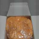 FUTEI Orange Striped Decorative Throw Pillow Covers 20x20 Inch Set of 2, Square Spring Decorations Couch Pillow Case, Soft Cozy Faux Rabbit Fur & Velvet Back, Modern Home Decor for Bed