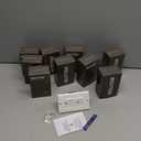 BESTTEN GFCI Outlet 15 Amp with Super Slim Design, GFI Electrical Outlet with LED Indicator, Non-Tamper-Resistant GFCI Receptacle, Wallplate Included, ETL Certified, 10 Pack, White