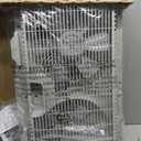 Bionaire Window Fan with Reversible Airflow Blades 3-Speed Settings, Programmable Thermostat, LED Display, Remote Control, Fits 2436" Windows, No Assembly Required