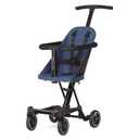 Dream On Me Coast Rider Travel Stroller, Lightweight & Compact Baby Stroller, Theme Park Approved, Book-Folding Design, Adjustable Handle, Soft-Ride Wheels, Converts to Rider & Scooter - Navy