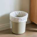 4 x Small Trash Bags - 100 Count 4 Gallon Trash Bag, Unscented Small Garbage Bags Bathroom Trash Bags, White 4 Gal Trash Can Liners