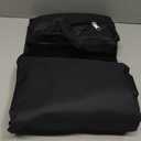 Cuddly Nest Folding Mattress Storage Bag - Heavy Duty Carry Case for Tri-Fold Guest Bed (Fits 4" Full Mattress, Black)