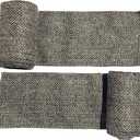 warreplica Medieval SCA LARP Reenactment Viking Wool Leg WrapsHerringbone PatternNorse Warrior Costume Accessory (Brown)