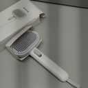 Aumuca Cat Brush for Shedding, Cat Brushes for Indoor Cats, Cat Brush for Long or Short Haired Cats, Cat Grooming Brush Cat Comb for Kitten Rabbit Massage Removes Loose Fur (White)