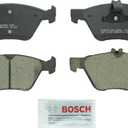 BOSCH BC853 QuietCast Premium Ceramic Disc Brake Pad Set - Compatible with Select Chrysler Crossfire; Mercedes-Benz E300, E320, E350, E430, SLK320; FRONT