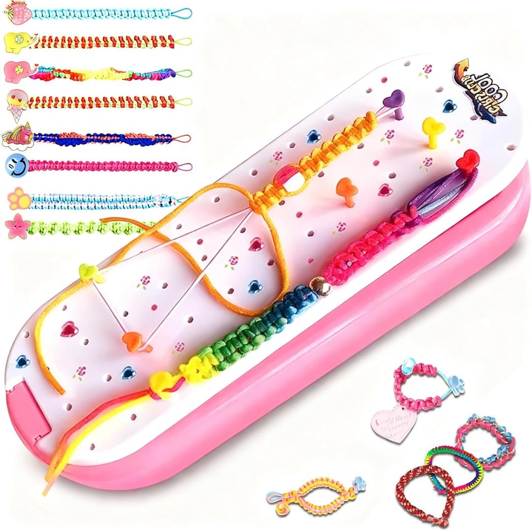 Maigandamai Friendship Bracelet Making Kit Toys, Ages 7 8 9 10 11 12 Year Old Crafts for Girl Toys, Bracelet DIY, Best Gifts Ideas for Birthday, Festival