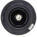 Cub Cadet Original Equipment 11 in. RZT Front Wheel Assembly with Smooth Tread and Black Rim OEM# 634-05664A 634-05664A