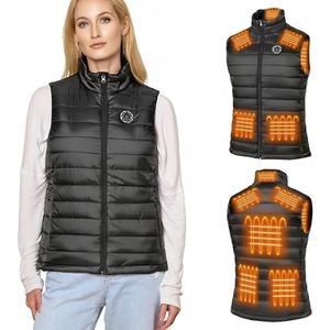 IUUI Women Heated Vest with Battery Pack Included,Quick Heat Up Warming Vest Electric Rechargeable,Long-Lasting Heated Coat S