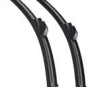 10 x Premium All-Season Windshield Wiper Blades – Streak-Free, Quiet Performance | Durable Rubber, Easy Installation, Fits Most Cars (22''+22'')