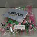 25 PCS Wicked Party Drinking Straws, Princess and Witch Theme Reusable Plastic Loop Drinking Straws with 2 Cleaning Brushes Pink and Green Birthday Favors Decorations