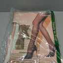 Yilanmy Womens Glitter Sheer Tights Sexy Sparkly Tights Shiny Shimmer Elastic High Waist Pantyhose Transparent 2 Pairs (Beige, L)