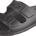 totes Unisex-Child Everywear Lightweight Waterproof Contoured Molded Double Buckle Slide Sandals Size 13/1