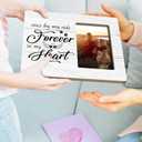 Dog Memorial Gifts for Loss of Dog, Pet Loss Sympathy Gift, Once By My Side Forever in My Heart Wooden Picture Frames, 4x6 inch Photo