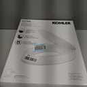 KOHLER 25875-0 Hyten 3" Height, Elevated Soft Close Elongated Toilet Seat, Contoured Seat with Grip-Tight Bumpers, Quick-Attach Hardware, No Slam Toilet Seat, White