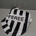 ComfyCamper Black and White Sports Referee Dog Cape Costume - XL Cosplay Rufferee Halloween Costumes Christmas, XL