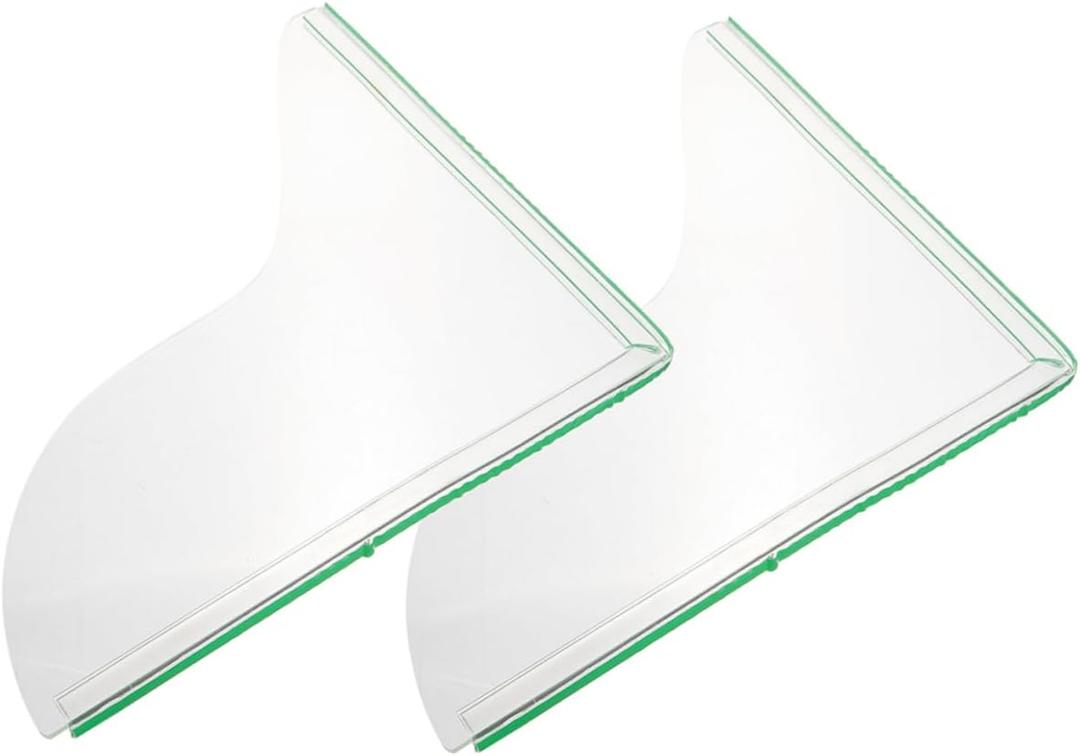1Pair Clear Bath for Shower Bathtub Water Drip Blocker Splash Protection for Washbasin Tub Versatile Easy to Install