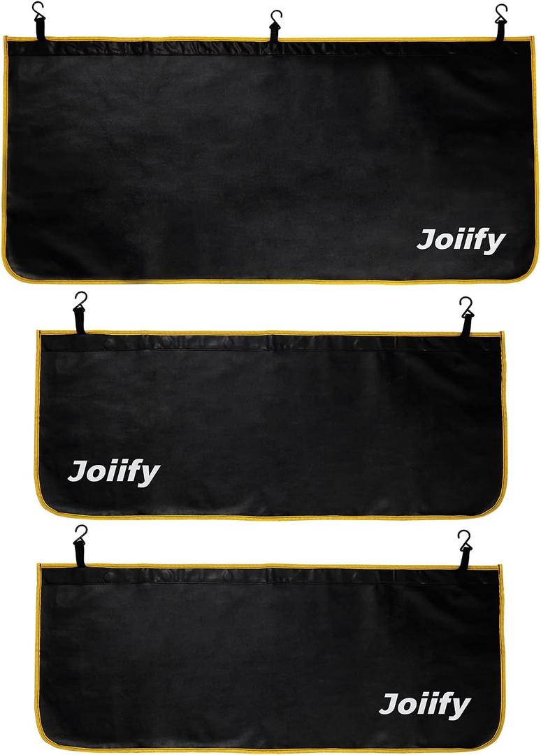 3 Pcs Fender Covers for Mechanics, 25 Strong Magnets, Microfiber Leather Car Fender Protector Mats - Size L