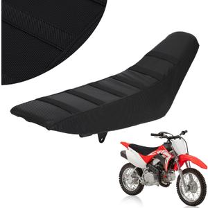 Dirt Bike Seat Cover Universal for Yozma In10 CRF XR RM KX KLX TTR PW Hawk 250 SSR Apollo RFZ TAO TAO Thumpstar 50cc - 450cc Dirt Pit Bike Black Particle Surface