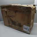 Walkers for Seniors with Seat, Foldable Rollator Walker, Reinforced Aluminum Frame, 10" Big Rubber Wheels for All Terrain, Built-in Cable, Lightweight Rolling Walker, Gray