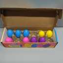 ArtCreativity Magic Sand Easter Eggs - Set of 12 Pre-Filled Easter Eggs - Easter Stuffers - Colorful Surprise Eggs for Kids in Assorted Vibrant Colors - Egg Hunt Supplies - Easter Basket Stuffers