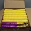 500 PCS Easter EggsPlastic 2.4" Bright Colorful Eggs with Golden Eggs, Easter Egg Fillers for Easter Egg Hunt Candy Filling Party Decorations and Kids Gifts