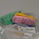 4 Pack Silicone Snack Containers with Lids, Double Compartment Snack Containers for Sauce, Reusable Silicone Food Storage Box for Lunch Office Travel