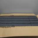 36 sq. ft Plastic Interlocking Deck Tiles, 36 Pack,12"x12" Waterproof Outdoor Flooring All Weather Use, Patio Floor Decking Tiles for Porch Poolside Balcony Backyard, Dark Grey