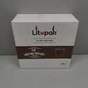 LITOPAK 500 Pack 4 oz Paper Cups, Brown Disposable Hot Coffee Cups for Party, Picnic, Travel, and Events